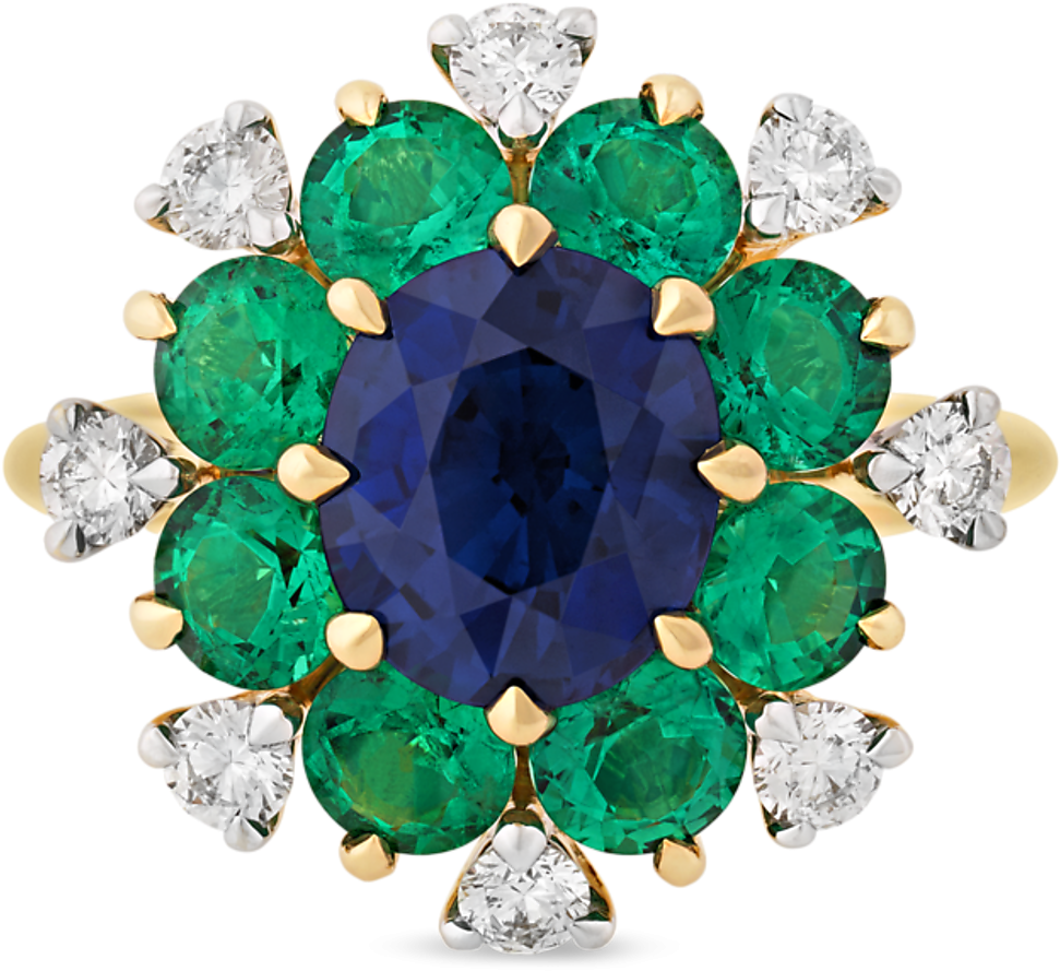 Emerald Gem Png Clipart Transparent Png (971x889), Png Download