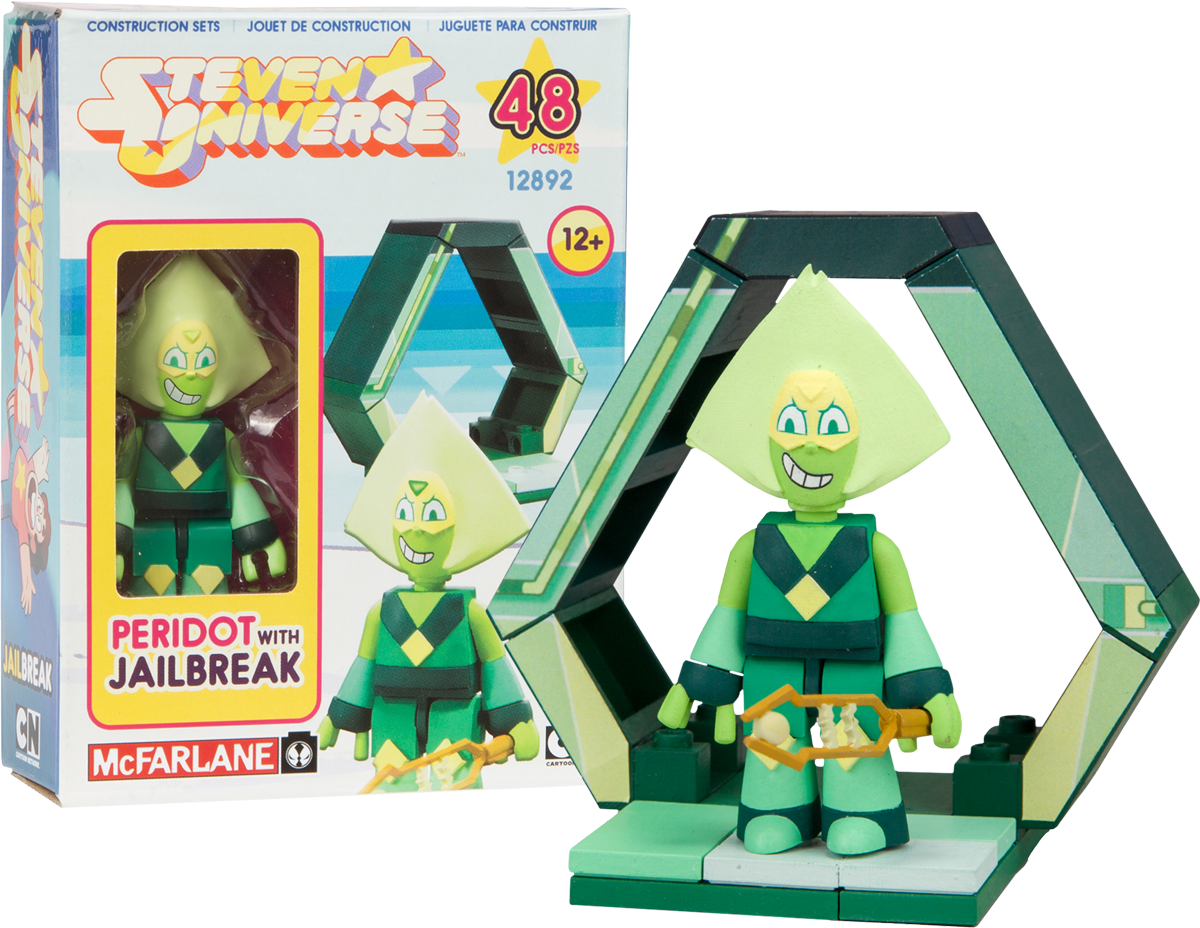 Peridot With Jailbreak Micro Construction Set - Steven Universe Lego Pieces Clipart (1200x928), Png Download