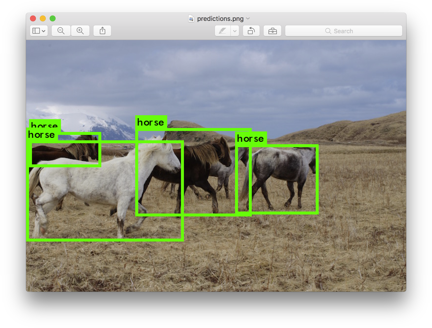 Enter An Image Path Like Data/horses To Have It Predict - Object Detection Clipart (1770x1358), Png Download