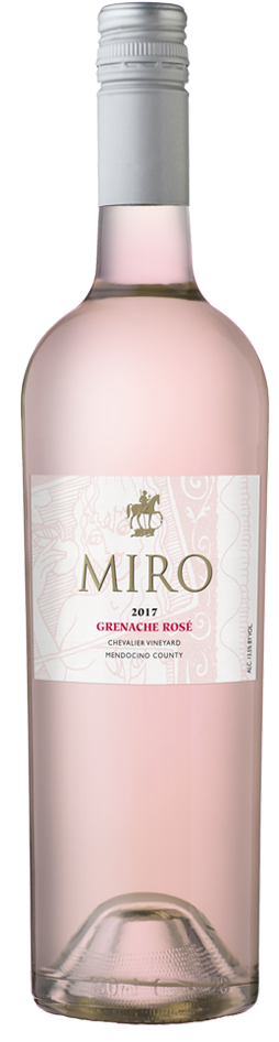 2017 Miro Cellars Grenache Rosé, Chevalier Vineyard, - Glass Bottle Clipart (700x1004), Png Download