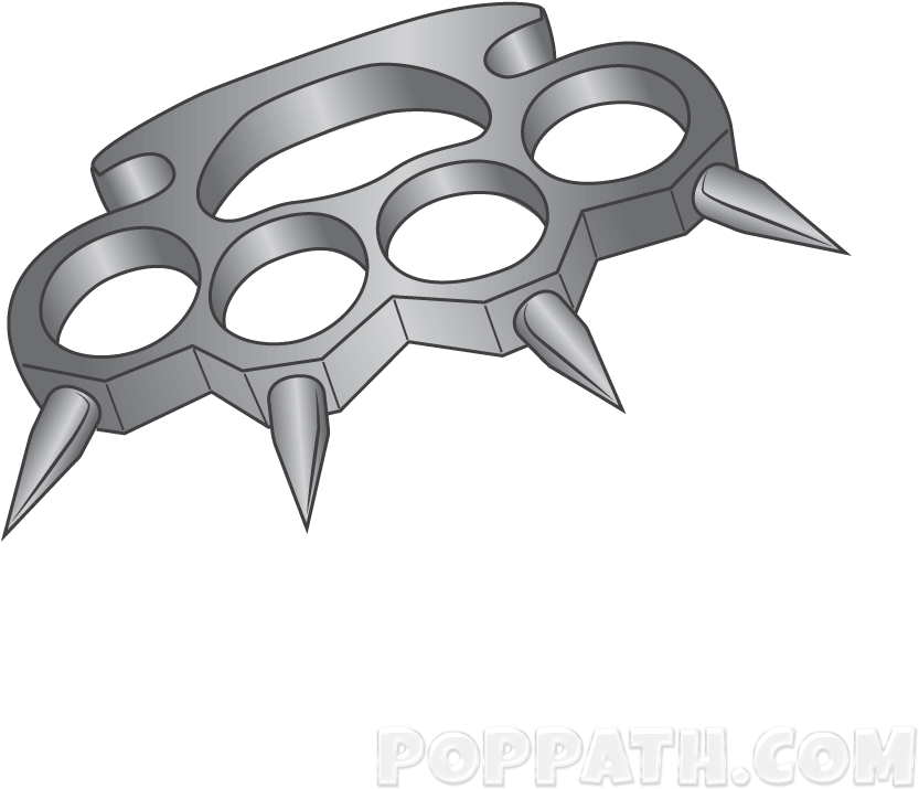 Play Slideshow - Brass Knuckles Clipart (1000x1000), Png Download