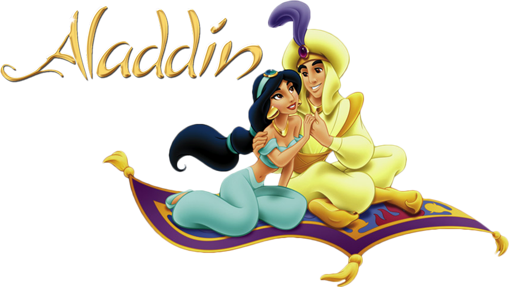 Image Id - - Jasmine And Aladdin Png Clipart (1000x562), Png Download