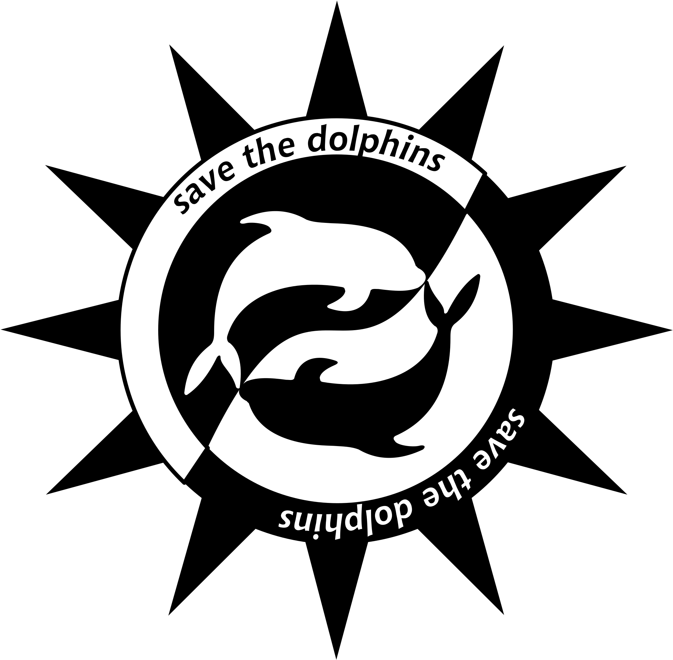 Save The Dolphins Logo Png Transparent - Save The Dolphins Clipart (2400x2400), Png Download
