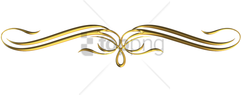 Free Png Decorative Gold Line Png Png Image With Transparent Clipart (850x470), Png Download