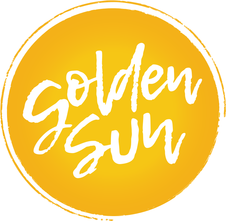 Golden Sun Logo Color - Calligraphy Clipart - Large Size Png Image - PikPng
