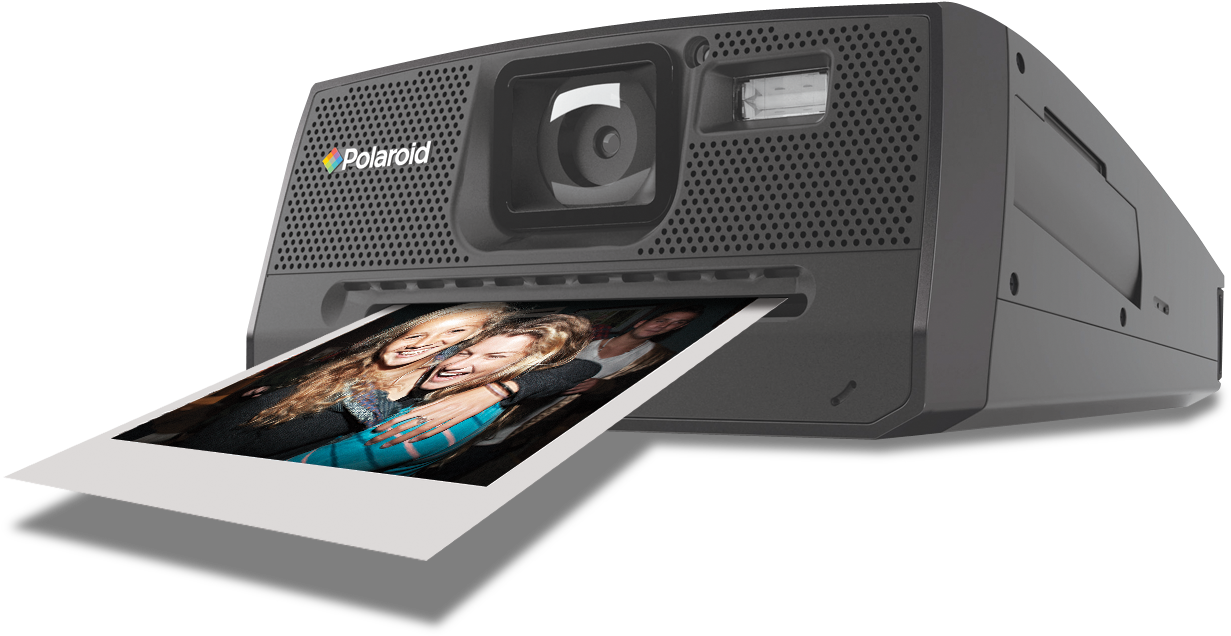 Camera That Automatically Prints Clipart (1305x694), Png Download