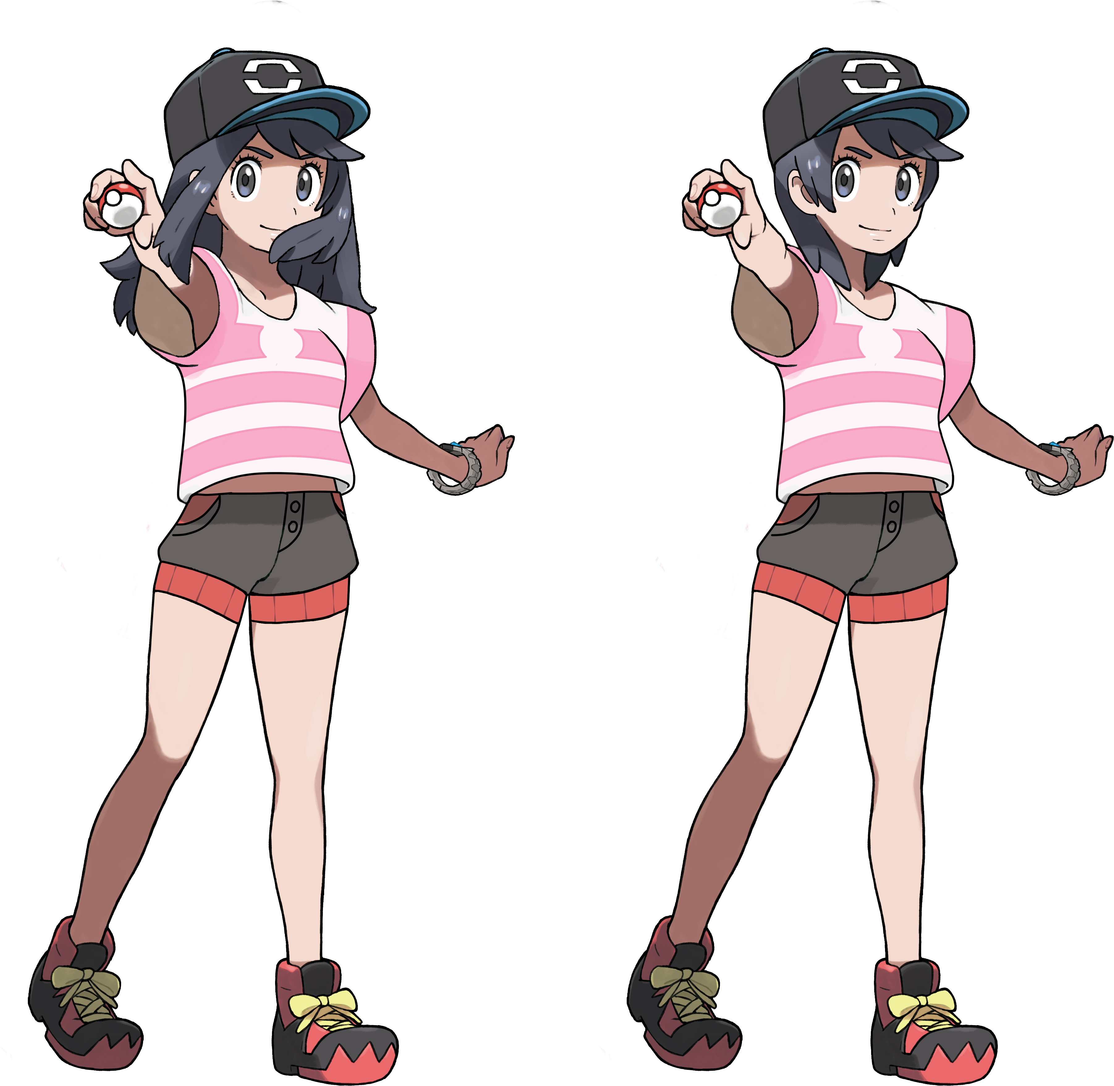 View large size View Sun , - Pokemon Moon Female Protagonist Clipart. 