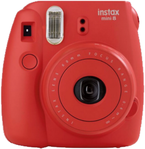 Download Camera Clipart Aesthetic Red Instax Polaroid Camera Png