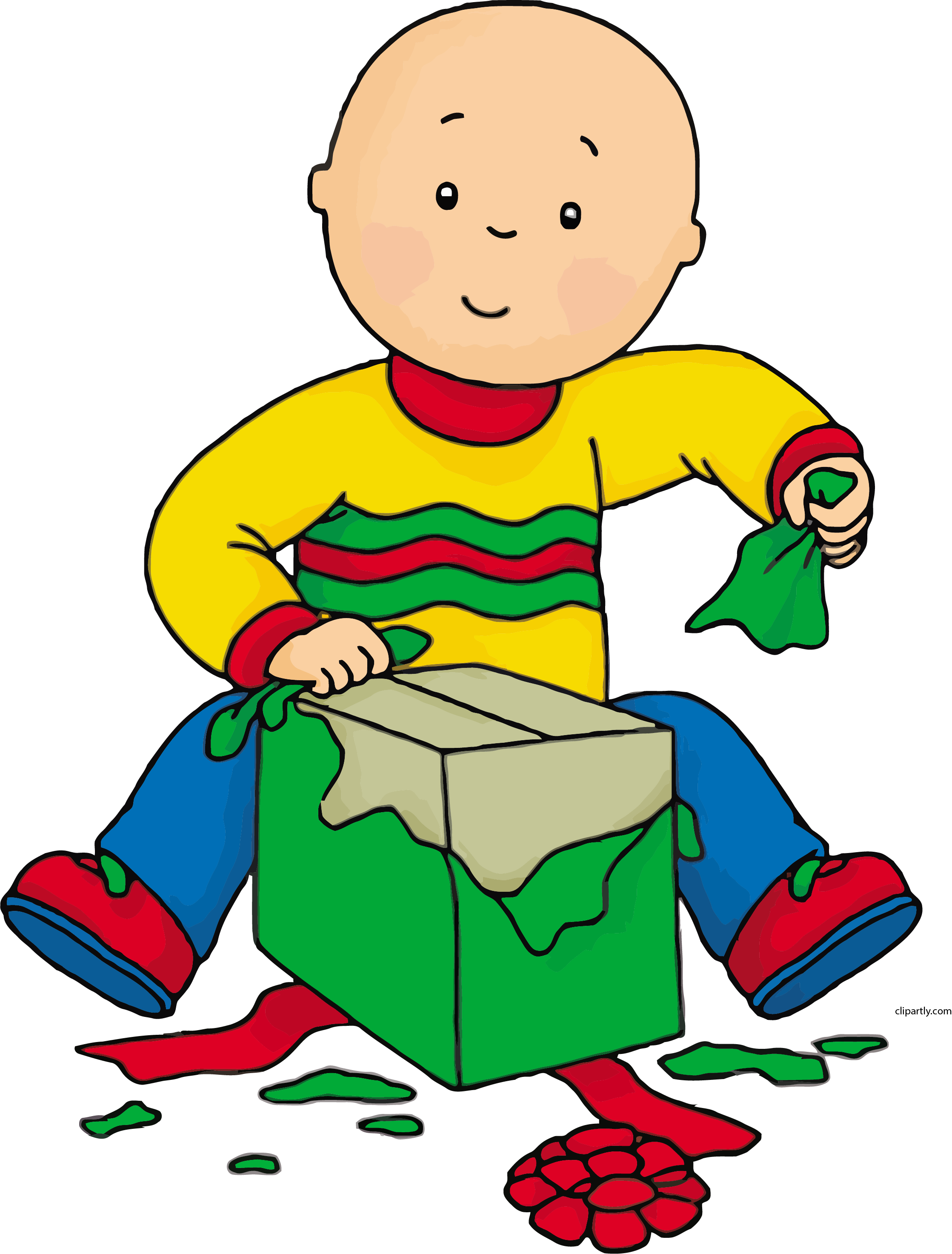 Caillou Big Suprise Png Clipart - Caillou Transparent Png (2237x2946), Png Download