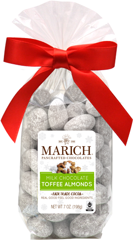 Holiday Milk Chocolate Toffee Almonds - Chocolate Clipart (600x600), Png Download