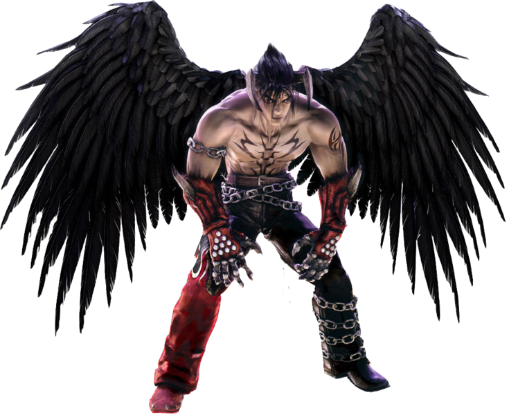 Jin In His Demon Form - Jin Kazama Devil Form Clipart (735x600), Png Download