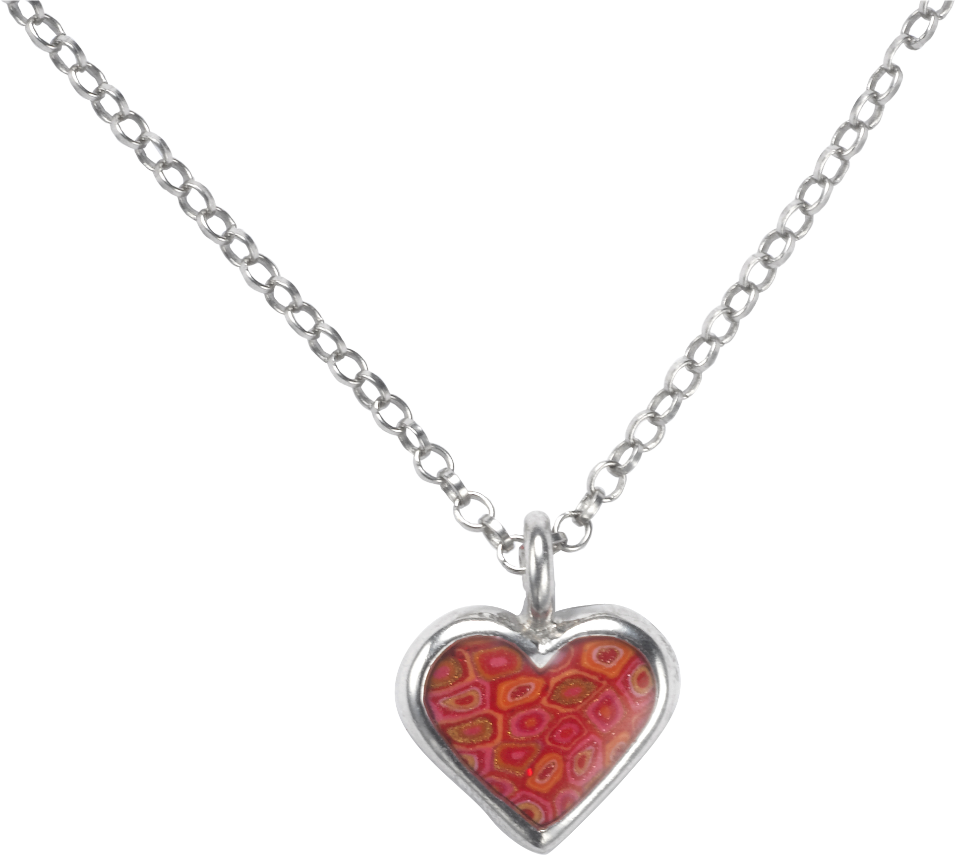 Necklace Png - Red Heart Pendant Png Clipart (2211x2126), Png Download
