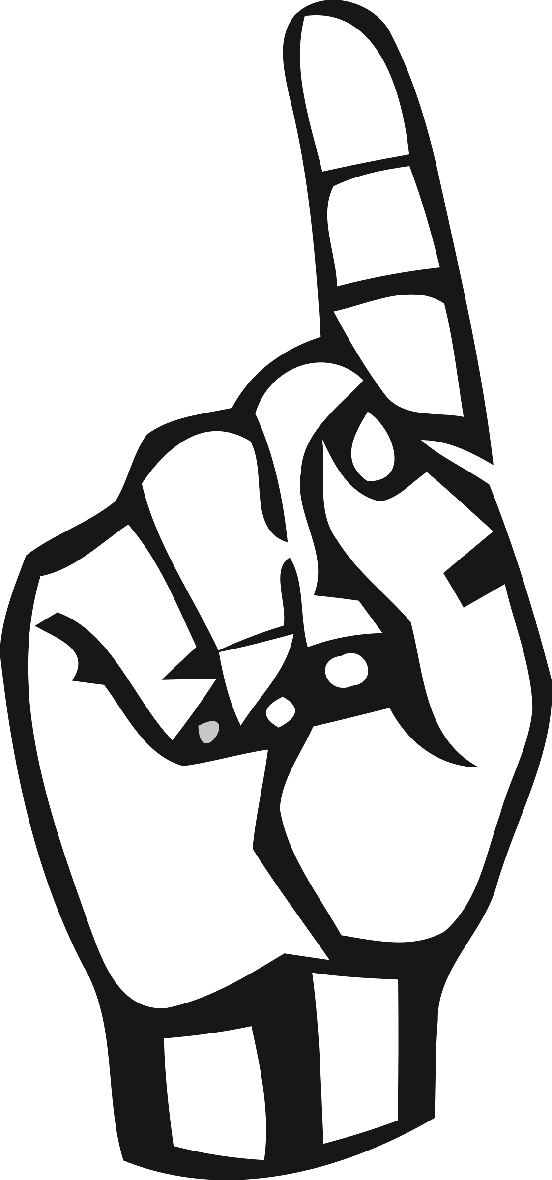 This Free Icons Png Design Of Deaf Alphabet 1 Clipart (1123x2400), Png Download