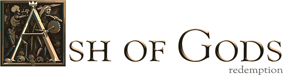 Logo - Ash Of Gods Logo Clipart (1024x308), Png Download