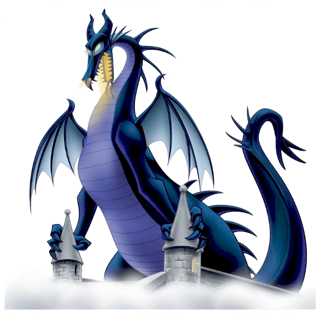 Disney Maleficent Cliparts - Sleeping Beauty Dragon - Png Download (634x622), Png Download