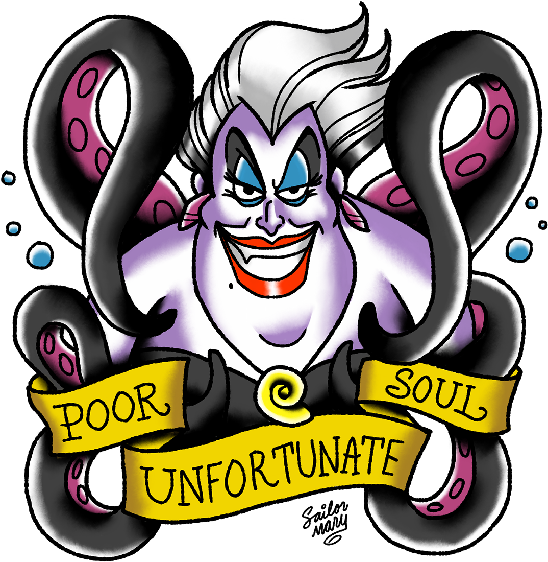 Disney Evil Villains SVG