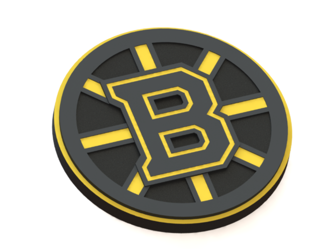 Boston Bruins Logo 3d Print - Boston Bruins Clipart (667x500), Png Download