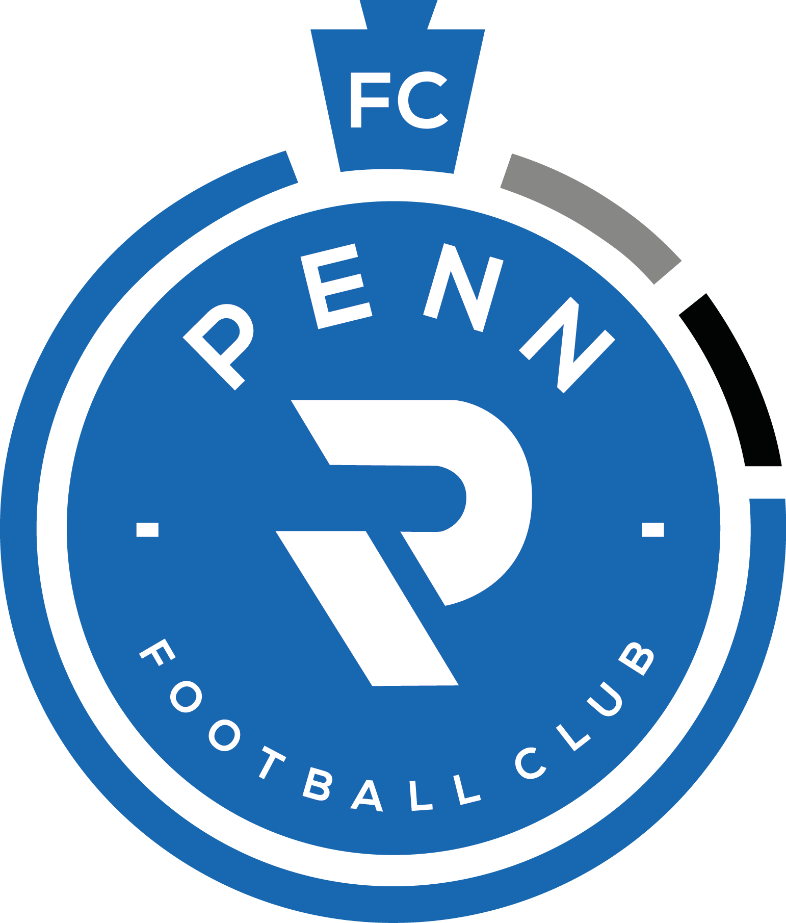 The Official Logo Of Penn Fc, The First Team Of Colorado - Circle Clipart (1542x1810), Png Download