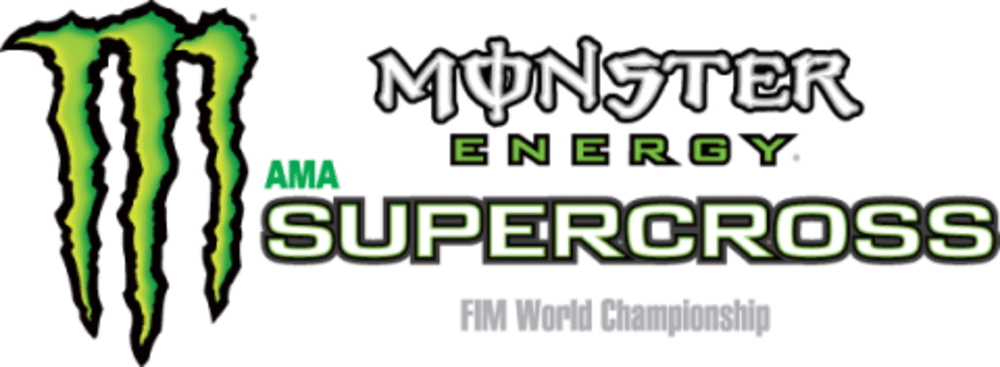 Monster Energy Ama Supercross - Monster Energy Supercross Logo Clipart (1000x367), Png Download