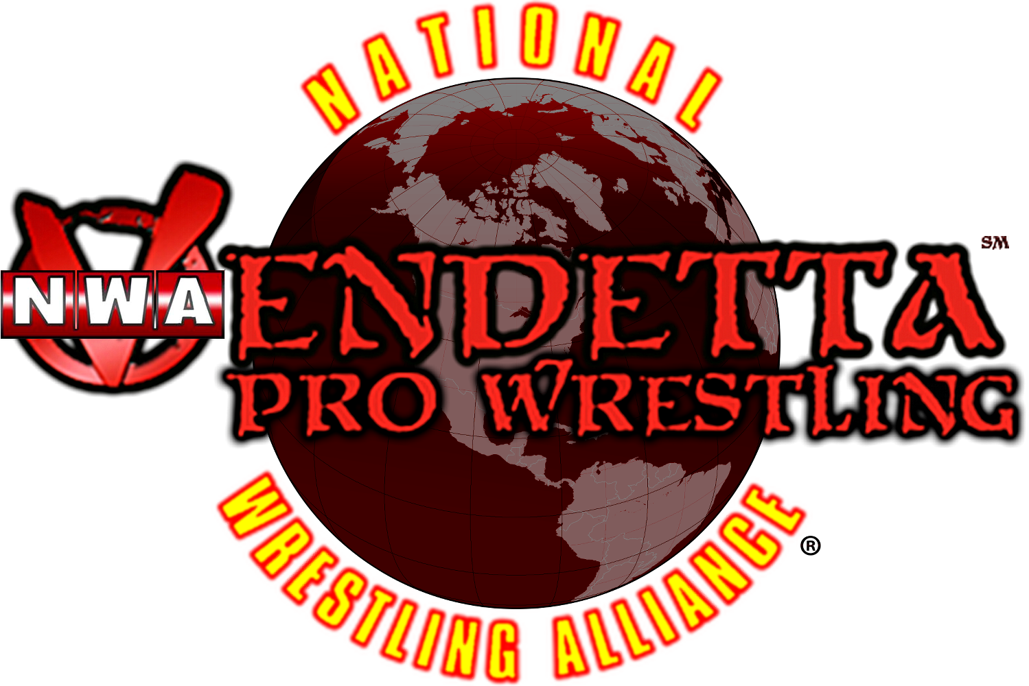 Nwa Vendetta Pro Wrestling Logo - Graphic Design Clipart (1499x1000), Png Download