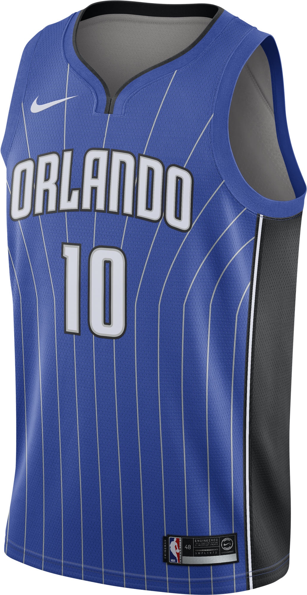 Nike Nba Orlando Magic Evan Fournier Road Swingman Clipart (2000x2000), Png Download