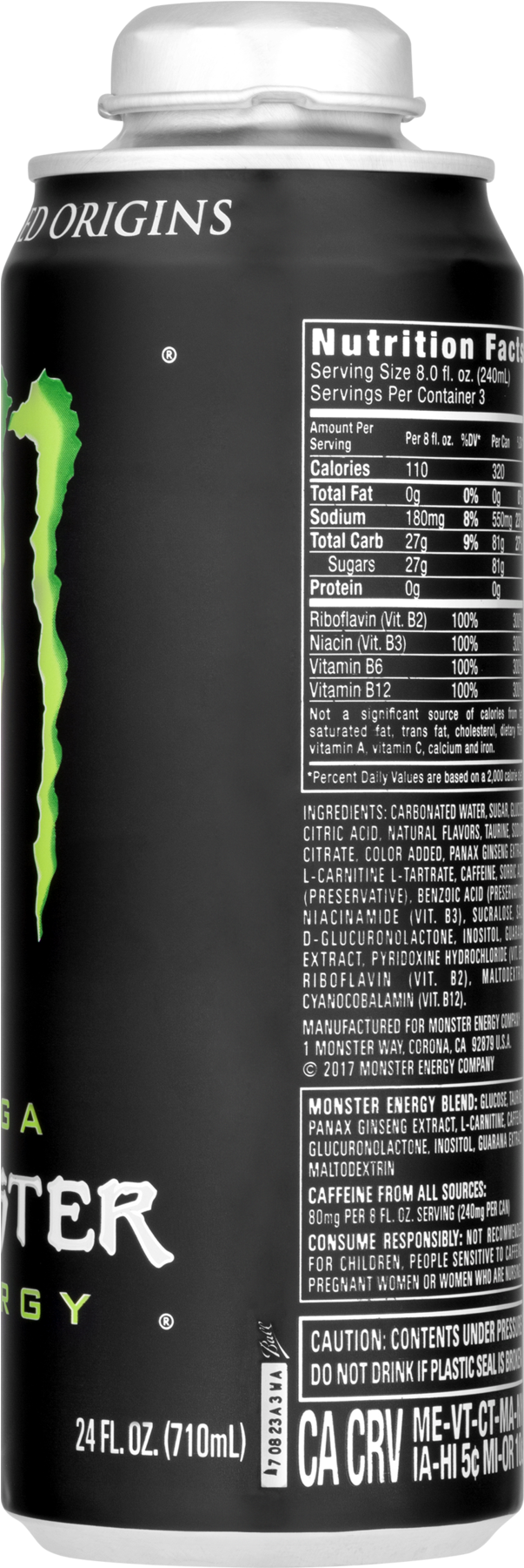 Monster Energy Drink Bottle Clipart (1800x1800), Png Download