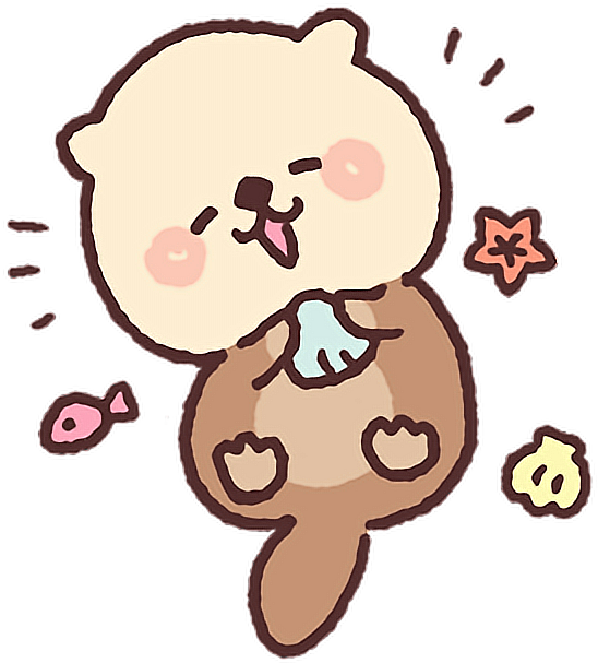 580 X 640 7 - Sea Otter Kawaii Clipart (580x640), Png Download