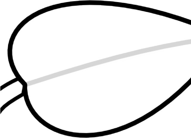 Leaf Clipart Outline - Png Download - Large Size Png Image - PikPng