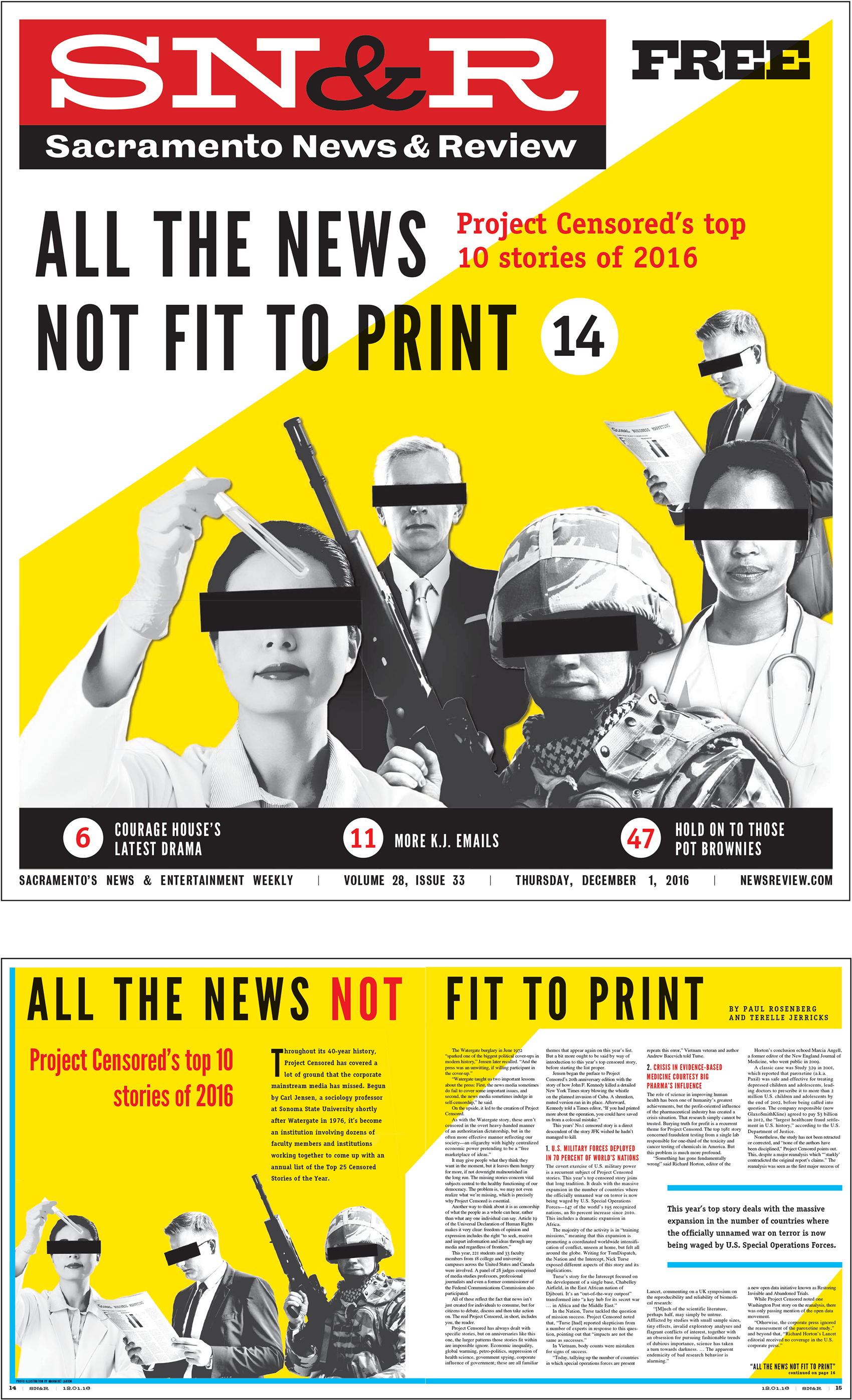 This Is A Selection Of Covers And Interior Feature - Sacramento News And Review Clipart (1920x3022), Png Download