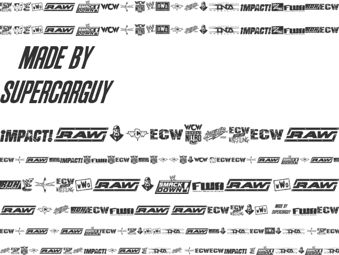Pro Wrestling Logos Font Preview - Wrestling Clipart (660x497), Png Download
