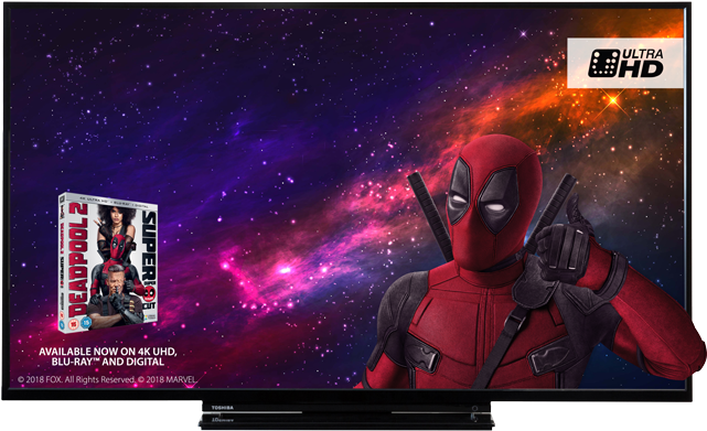 43" Toshiba Ultra Hd Tv Front - Ultra-high-definition Television Clipart (640x640), Png Download