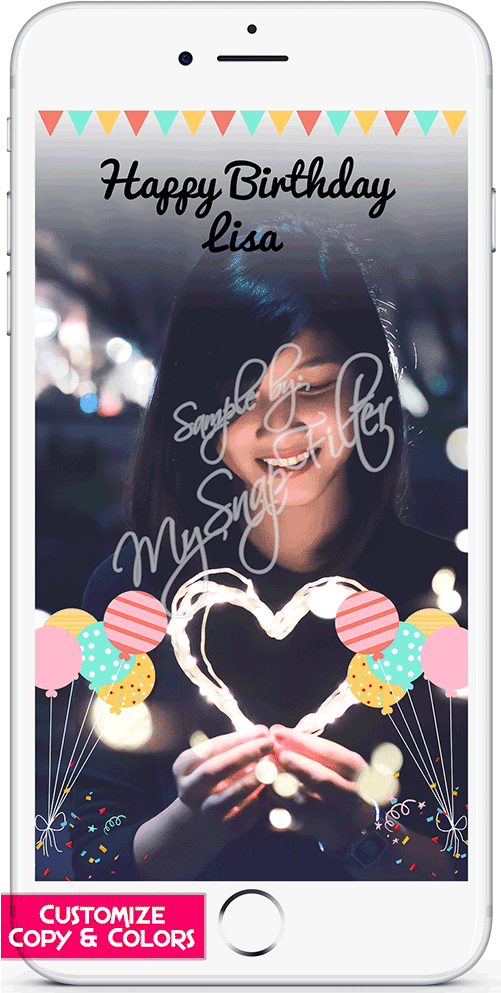 Bp10 Birthday Balloons Glitter S - Love Clipart (1000x1000), Png Download