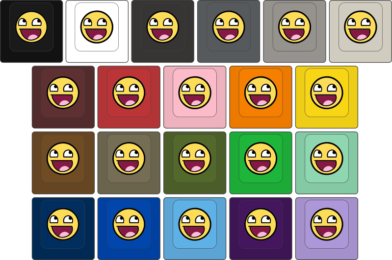 Awesome Face Cherry Mx Keycap - Awesome Face Clipart (799x531), Png Download