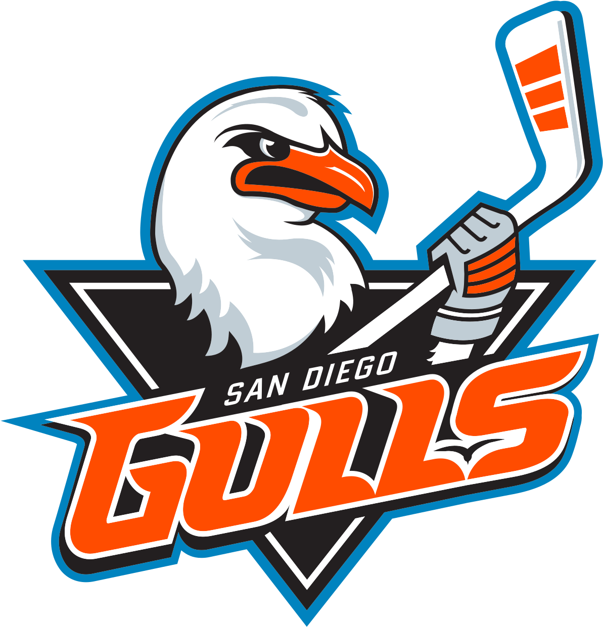 San Diego Gulls - San Diego Gulls Logo Clipart (1200x1248), Png Download