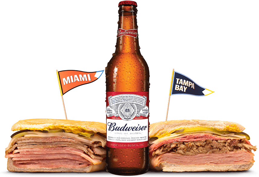 Cubano Sandwiches - Beer Bottle Clipart (919x586), Png Download