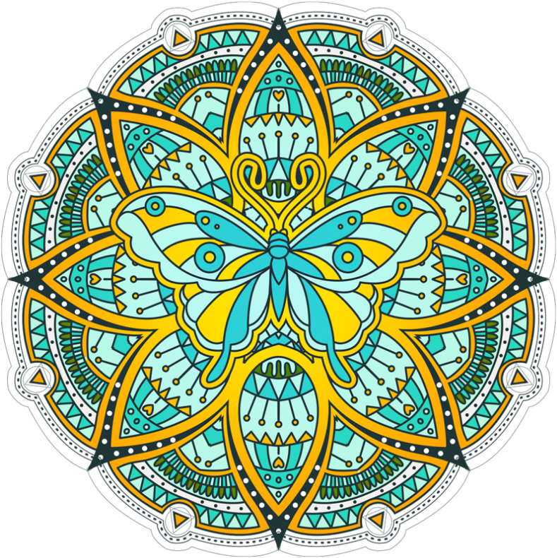 Psychedelic Experience Festival - Circle Clipart (990x1024), Png Download