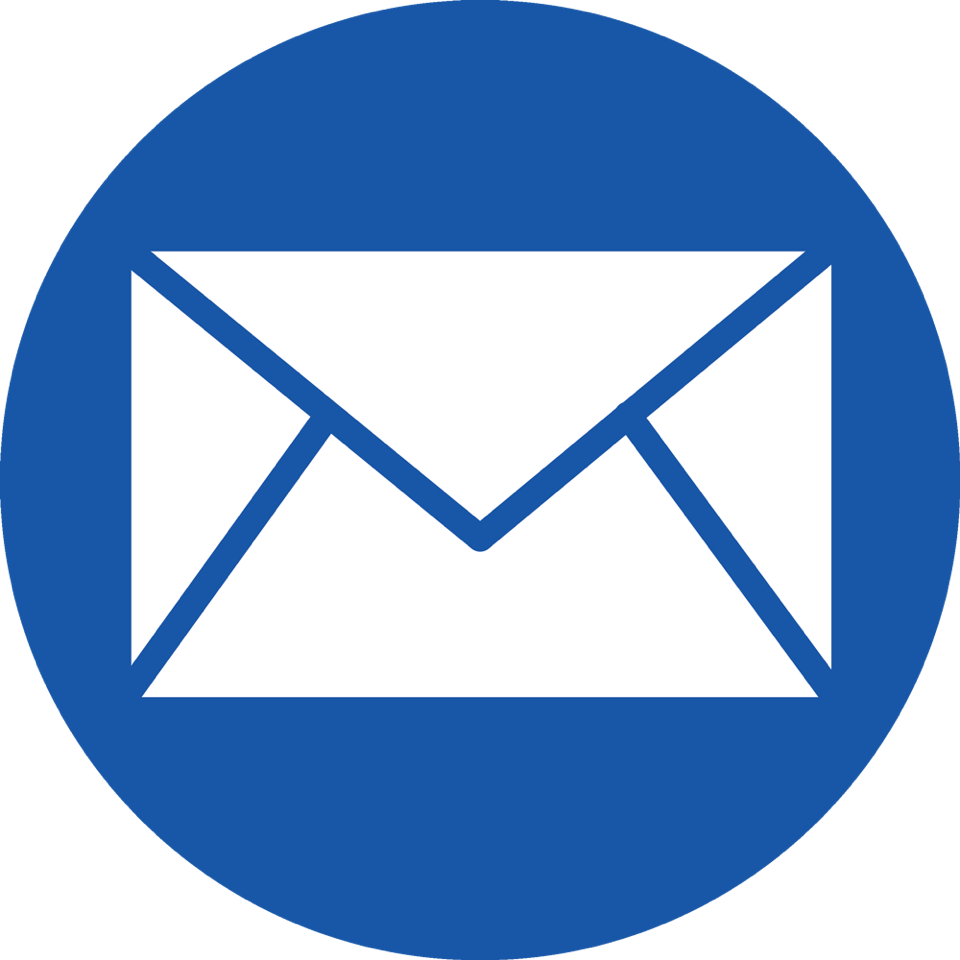 Phone Icon Circle Ltblue - Signo De Correo Png Clipart (960x960), Png Download