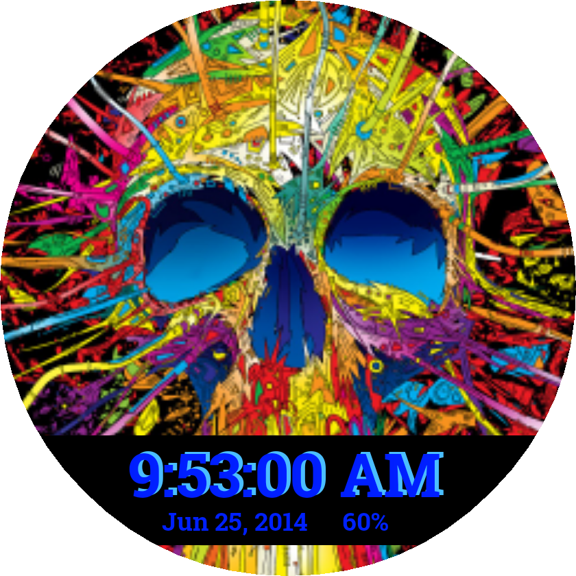 Psychedelic Face Clipart (840x840), Png Download