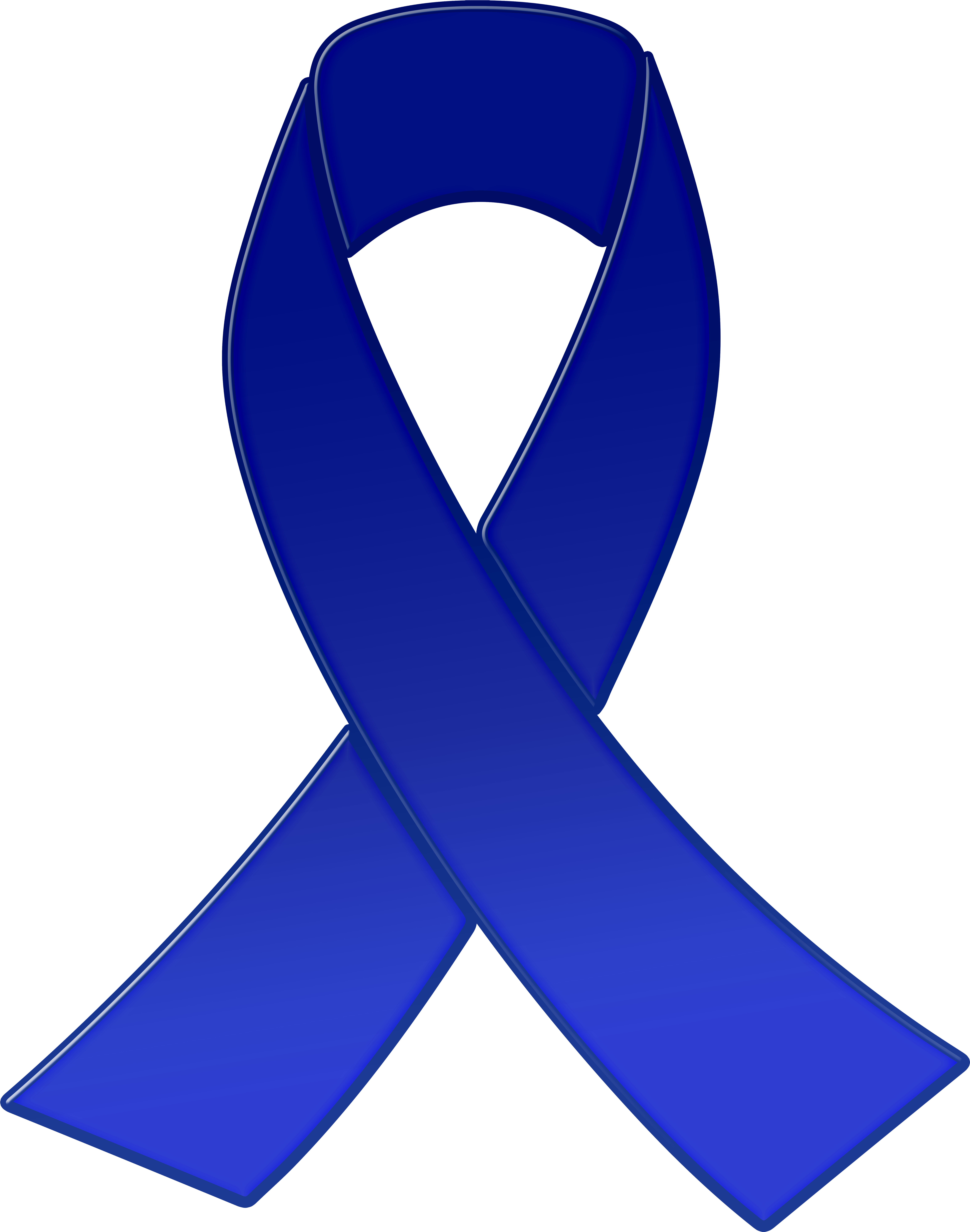 Blue Awareness Ribbon Png Clipart Transparent Png (6335x8000), Png Download