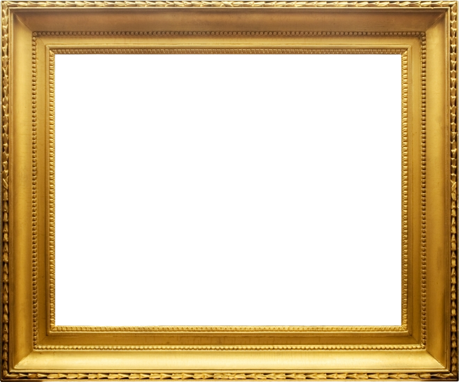 Classy Gold - Classy Gold Frame Png Clipart (656x546), Png Download