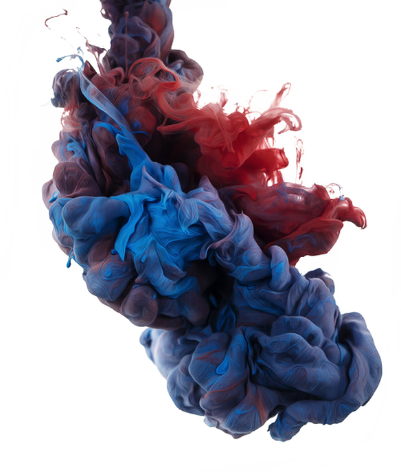 Contact Us - Blue And Red Smoke Png Clipart (584x687), Png Download