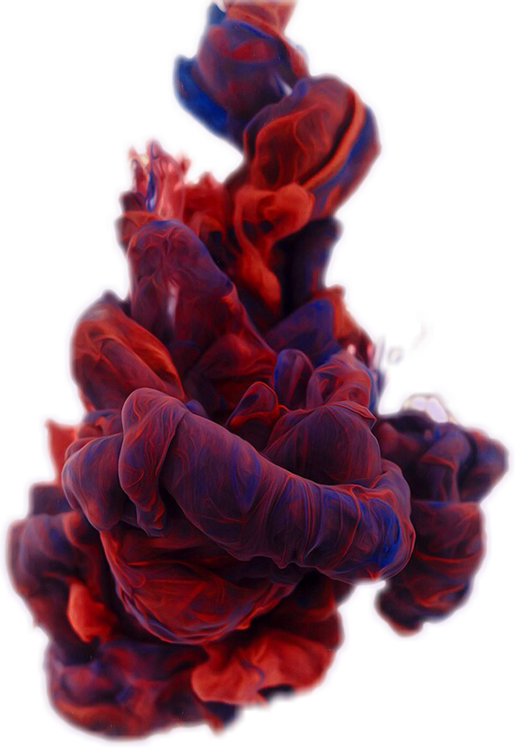 #colored #smoke - Ink Water Photography Hd Clipart (1024x1484), Png Download