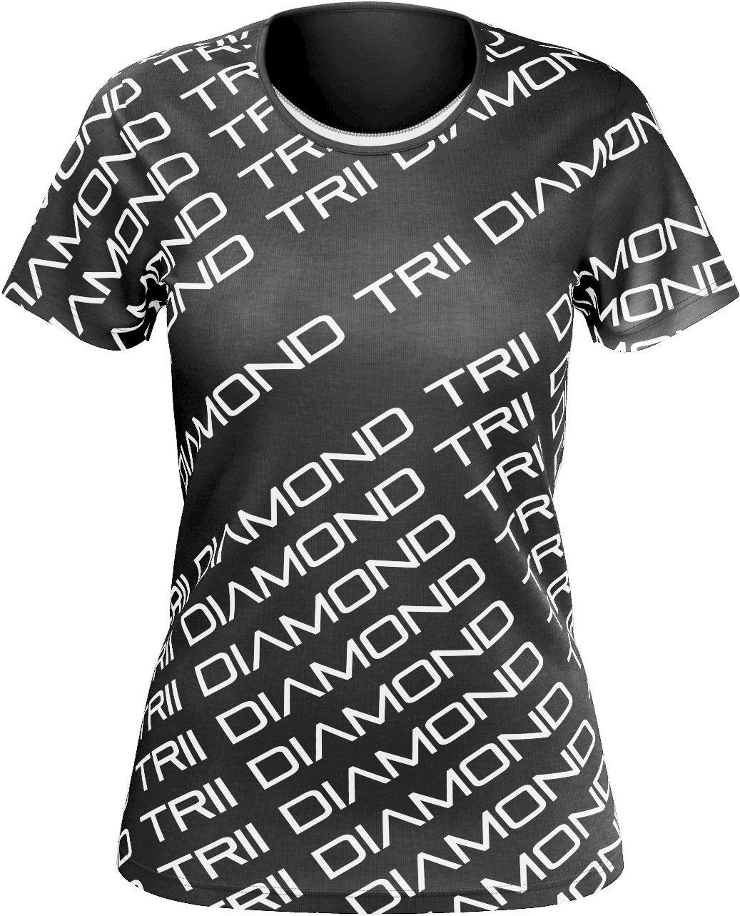 Diamond Trii Womens T-shirt Clipart (1037x1283), Png Download