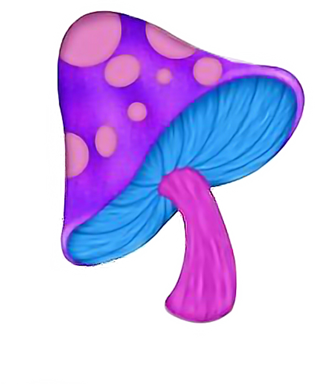 #psychedelic #mushroom #trippy #shroom #ftestickers - Mushrooms Trippy Transparent Clipart (1024x1250), Png Download