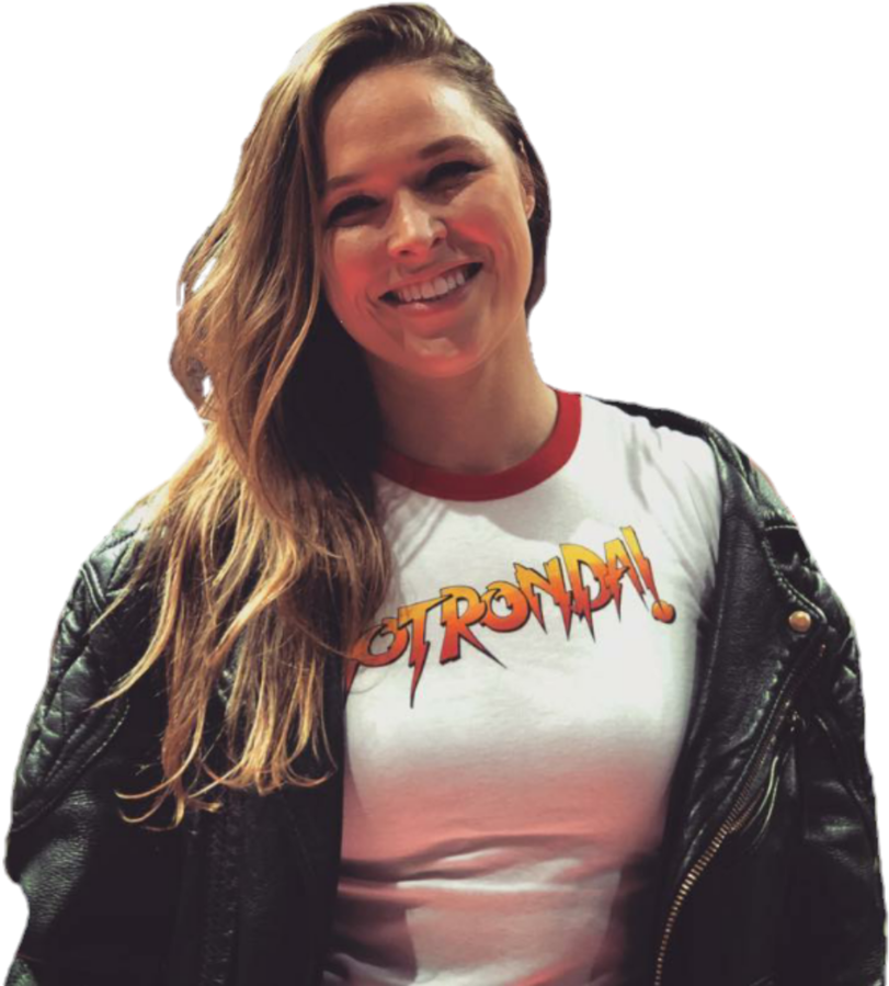 Ronda Rousey - Ronda Rousey En Wwe 2018 Clipart (876x912), Png Download