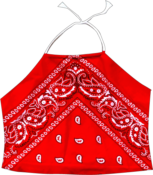 Pretty Disturbia Handmade Biker Bandana - Bandana Clipart (596x719), Png Download