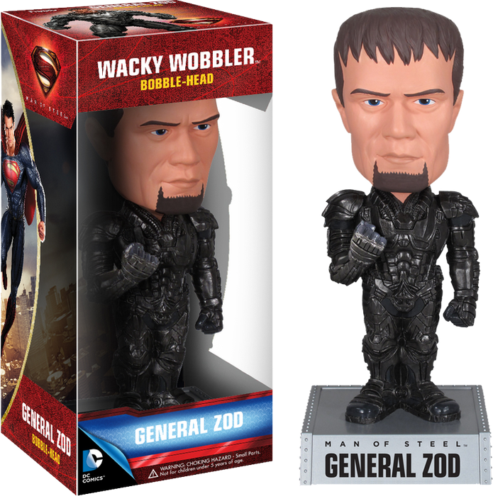 Buy Superman Man Of Steel Wacky Wobbler General Zod - Man Of Steel Funko Clipart (695x700), Png Download