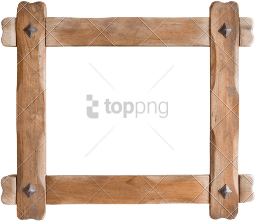 Free Png Download Old Wooden Frame Png Png Images Background - Old Wooden Frame Clipart (850x738), Png Download