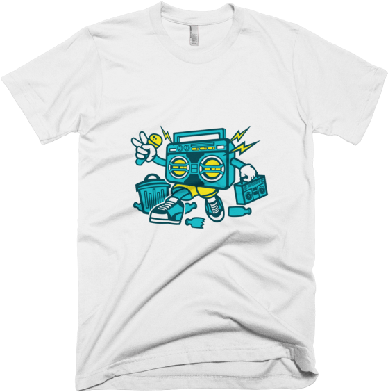 Boom Box White - Great Dad T Shirts Clipart (600x600), Png Download