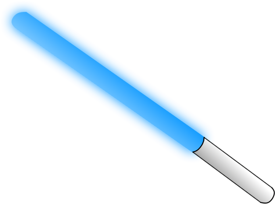 Sabre Laser Bleu Png - Massage Stick Clipart (1032x774), Png Download
